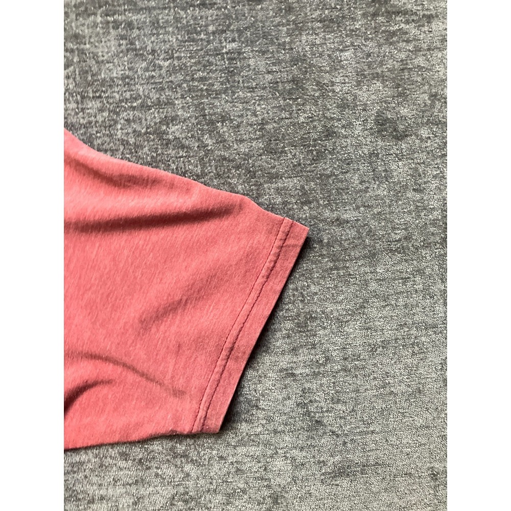 Volcom Skateboard T-Shirt Mens Medium Coral Pink Stone Graphic Print Crew Neck - Picture 3 of 11